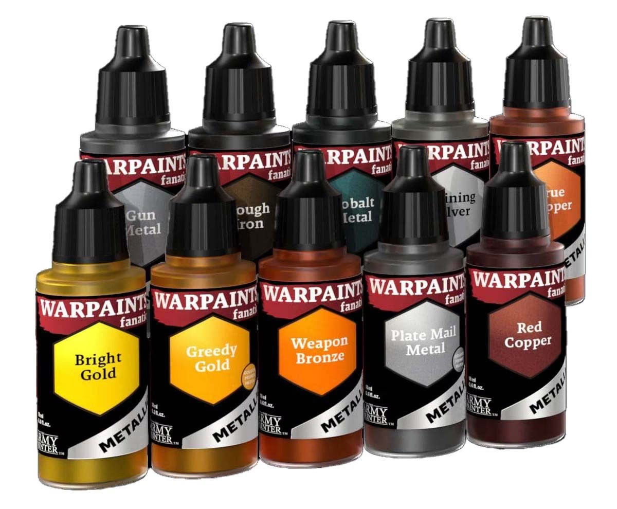 Warpaints Fanatic Metallics paint set