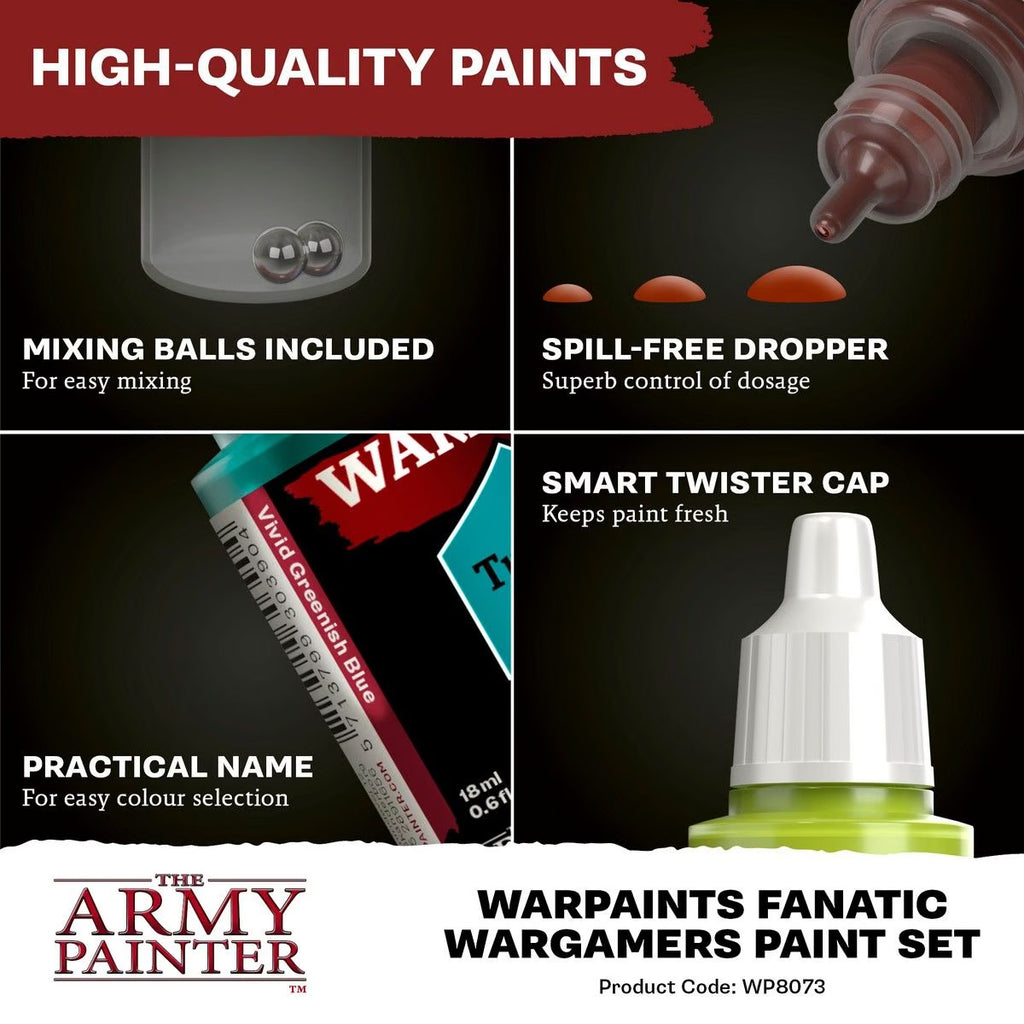 Warpaints Fanatic Wargamers paint set
