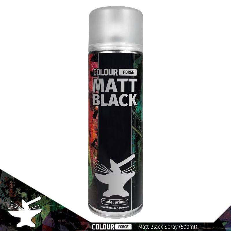 Colour Forge Matt Black spray