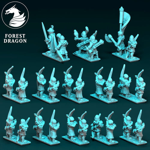 Chivalric knights archers