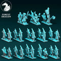 Chivalric knights archers