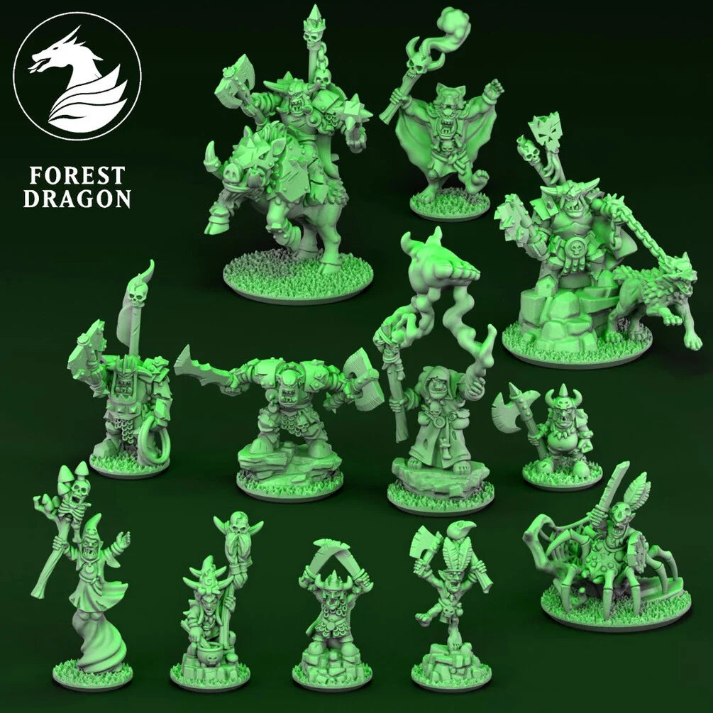 Orc and Goblin Hero pack