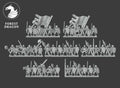 Chivalric knights Foot Knights