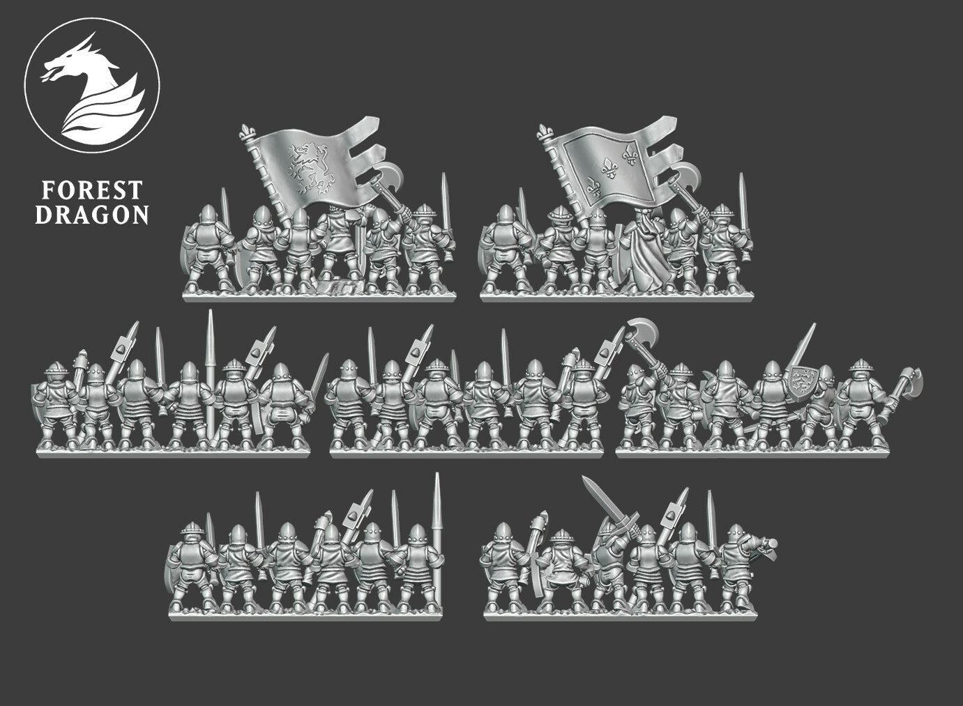 Chivalric knights Foot Knights