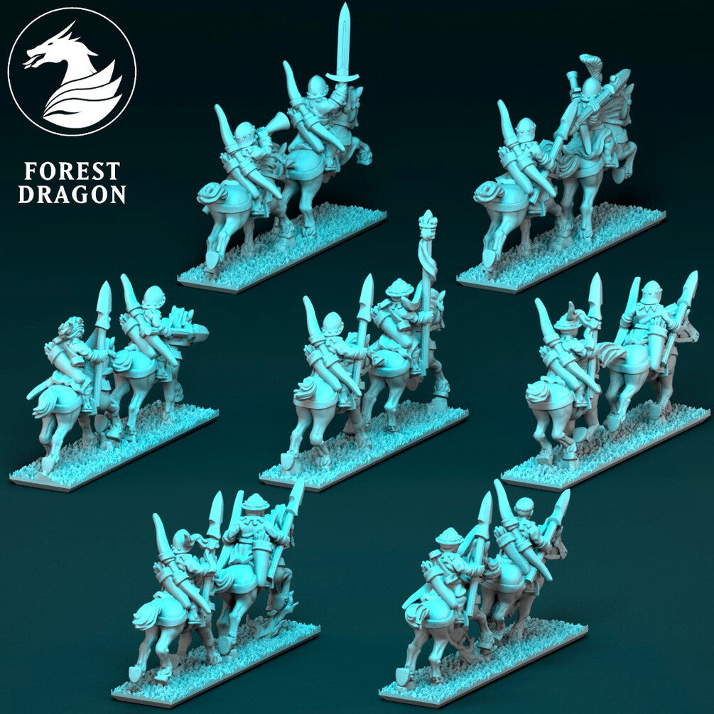 Chivalric Mounted Squires