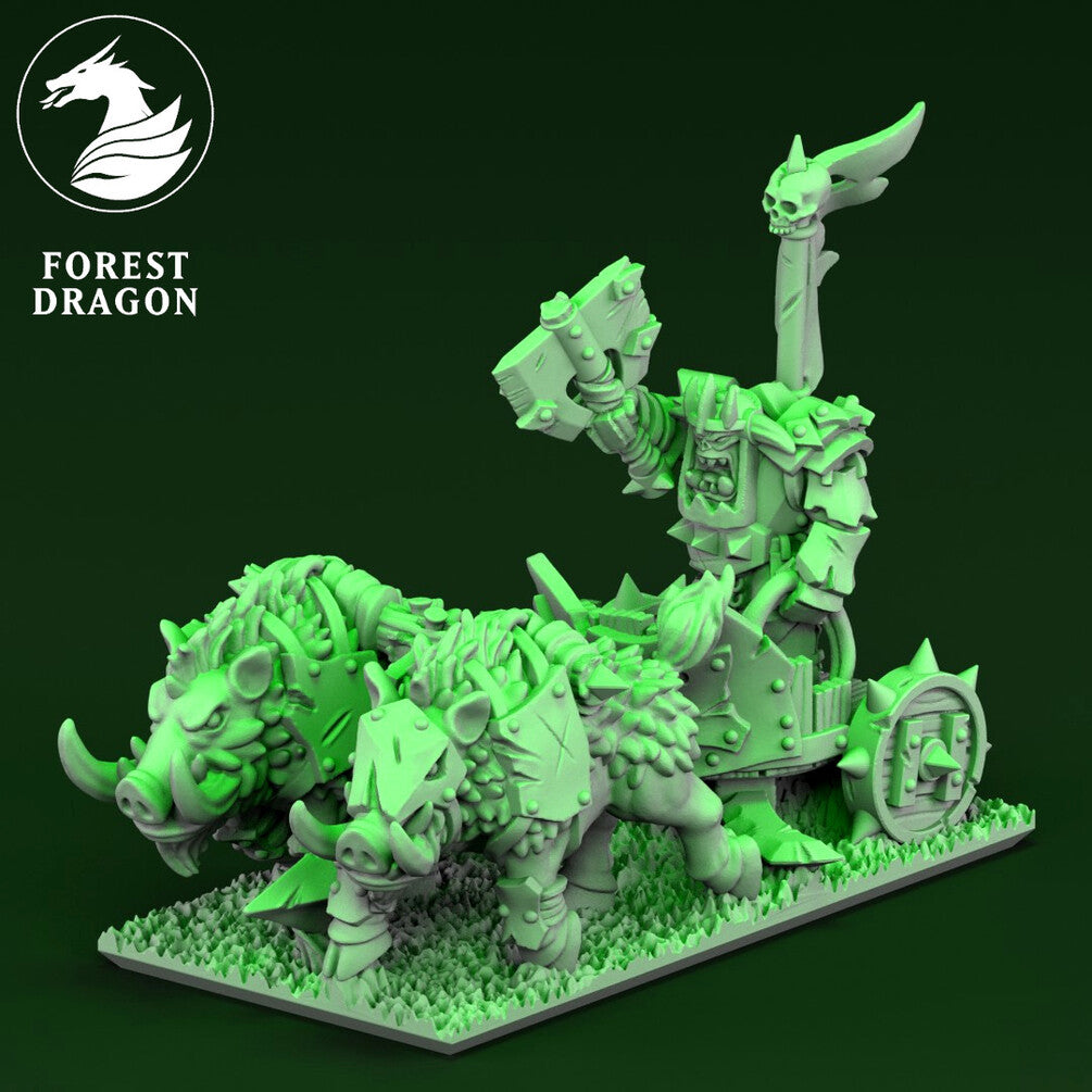 Orc hero chariot