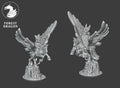 Chivalric heroes on Pegasus