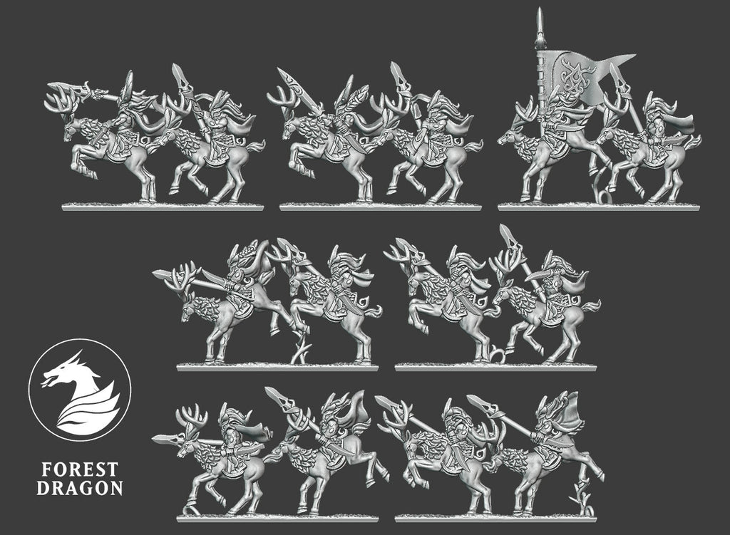 Wood Elf Stag Cavalry