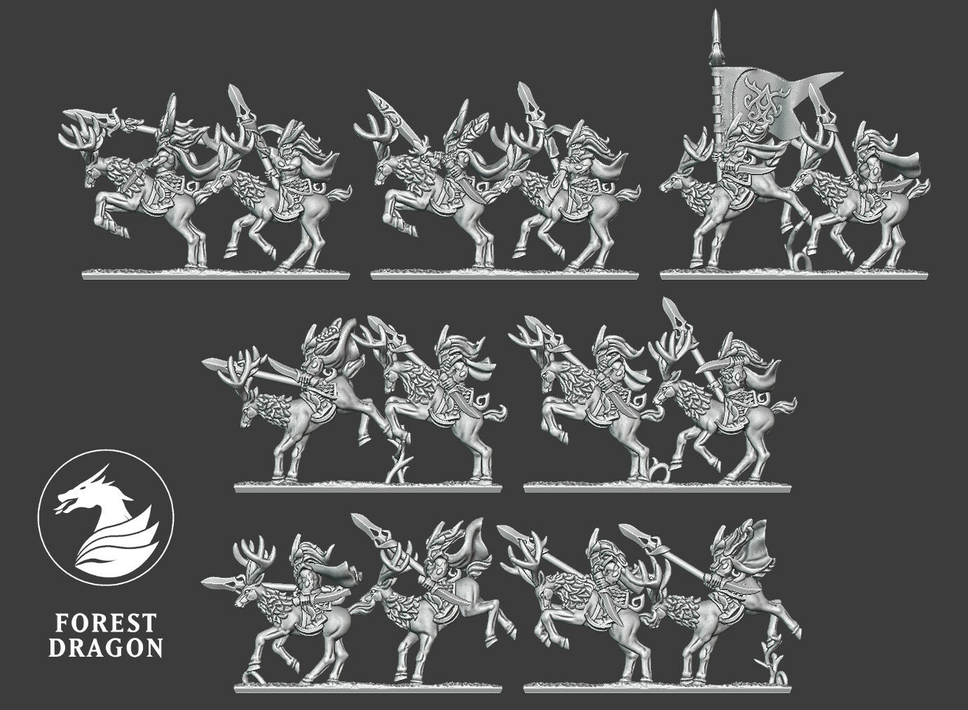 Wood Elf Stag Cavalry