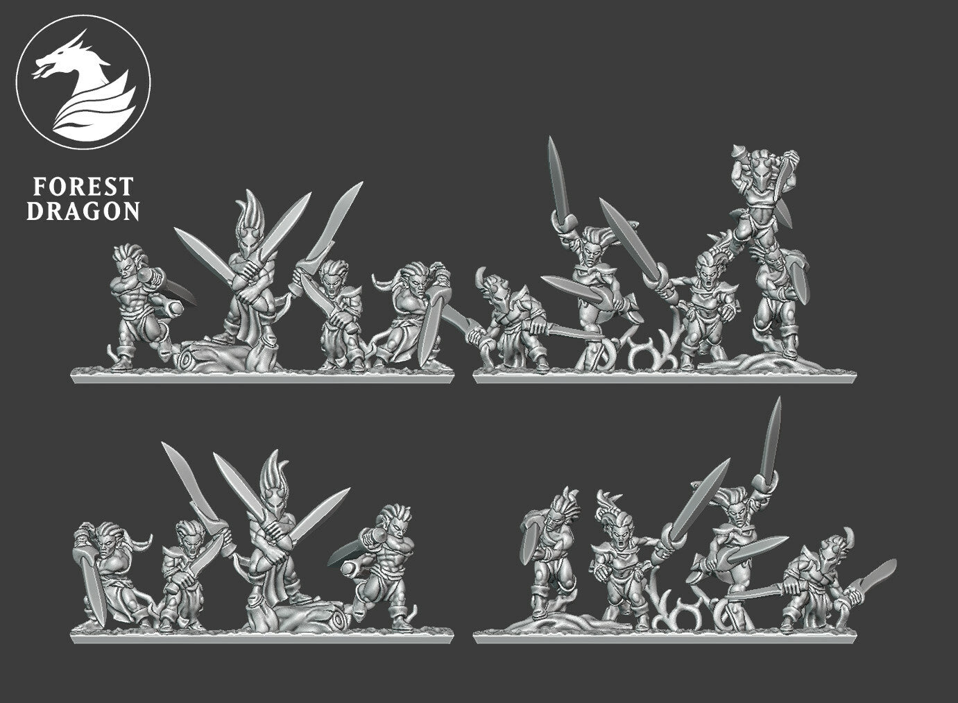 Wood elf War Dancers