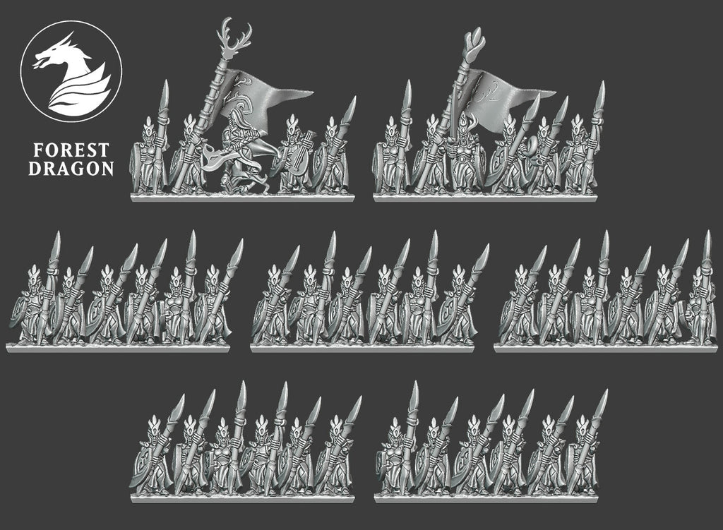 Wood elf Spears