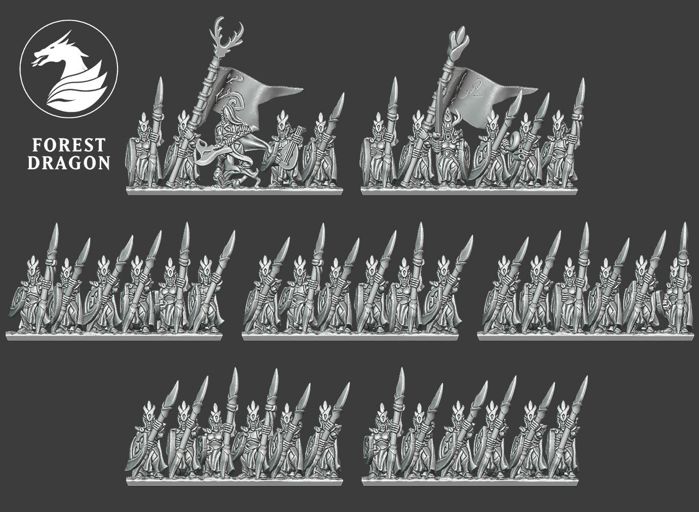 Wood elf Spears