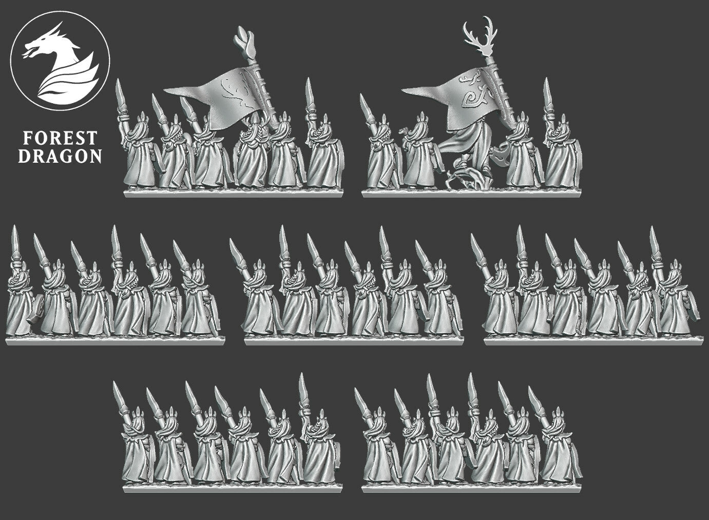 Wood elf Spears